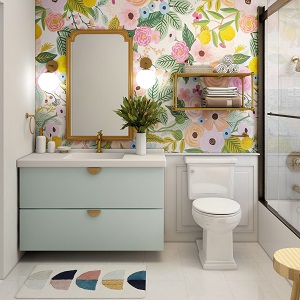 Цветная и яркая ванная комната: как преобразить санузел в Чистоозёрном - chistoozyornoe.mebel54.com | фото