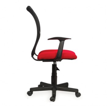 Кресло BRABIX Spring MG-307 (красно-черный) в Чистоозёрном - chistoozyornoe.mebel54.com | фото