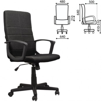 Кресло офисное BRABIX Focus EX-518 (черный) в Чистоозёрном - chistoozyornoe.mebel54.com | фото