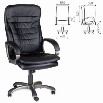 Кресло офисное BRABIX Omega EX-589 (черное) в Чистоозёрном - chistoozyornoe.mebel54.com | фото