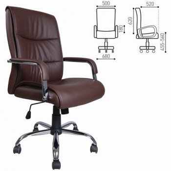 Кресло офисное BRABIX Space EX-508 (коричневый) в Чистоозёрном - chistoozyornoe.mebel54.com | фото