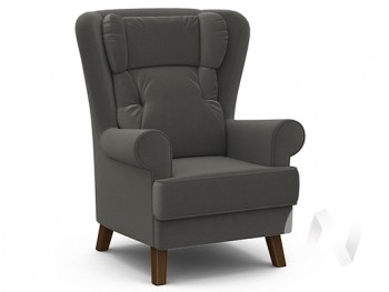 Кресло отдыха Комфорт-2 (орех лак/ULTRA GRAFIT) в Чистоозёрном - chistoozyornoe.mebel54.com | фото