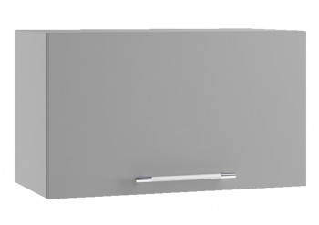 Норд ШВГ 600 Шкаф верхний горизонтальный (Софт смок/корпус Белый) в Чистоозёрном - chistoozyornoe.mebel54.com | фото