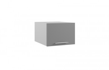 Ройс ГПГ 500 Шкаф верхний горизонтальный глубокий (Графит софт/корпус Серый) в Чистоозёрном - chistoozyornoe.mebel54.com | фото