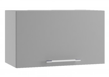 Ройс ПГ 600 Шкаф верхний горизонтальный (Графит софт/корпус Серый) в Чистоозёрном - chistoozyornoe.mebel54.com | фото